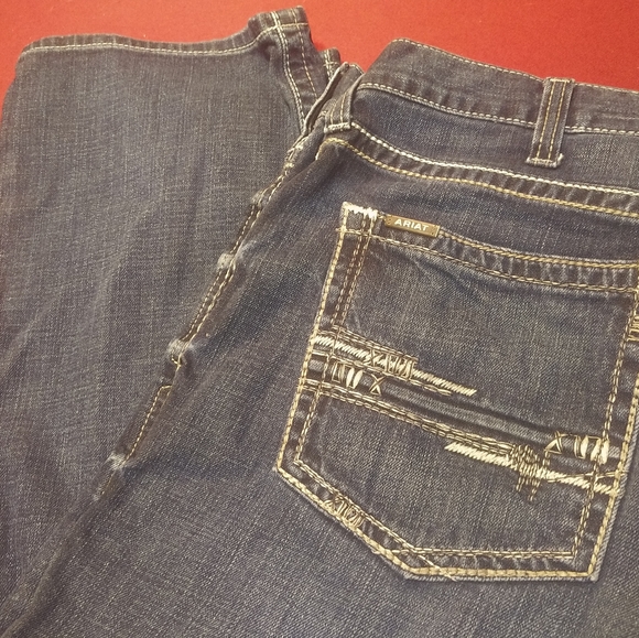 Ariat M4 Low Rise Boot Cut Jeans 40x32 • 5 Pocket - Picture 7 of 7